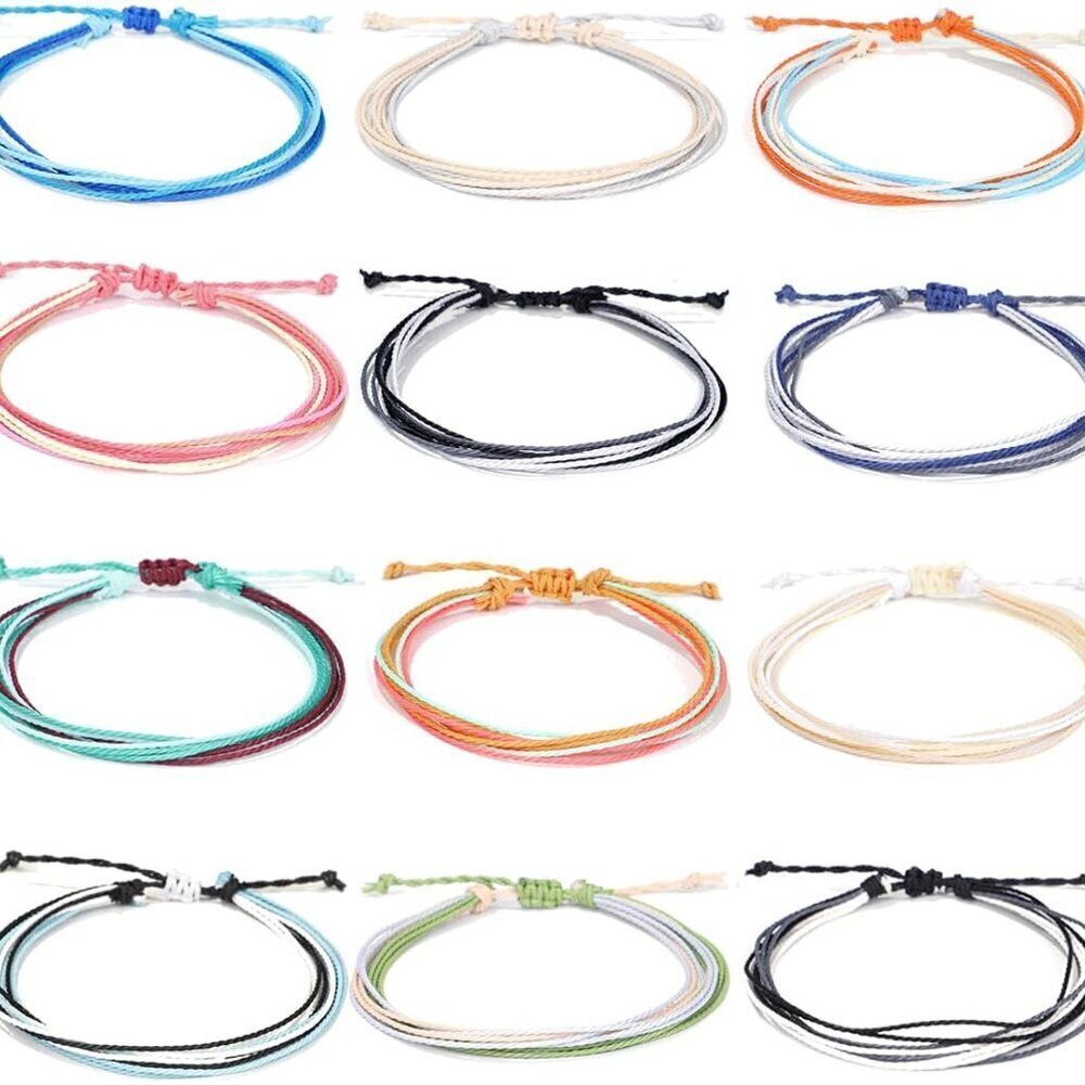 Summer String Bracelets for Women Men Waterproof Beaded Beach Jewelry Set